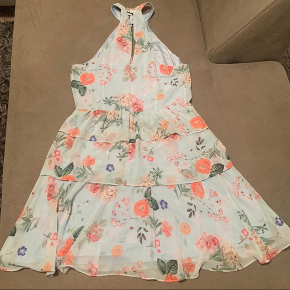 Express Dresses & Skirts - 2/$20 Express floral baby blue mini dress